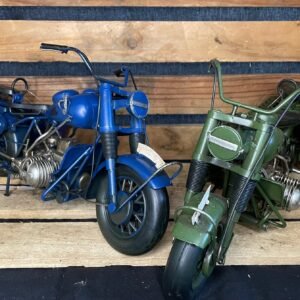 Moto harley biker vintage déco métal