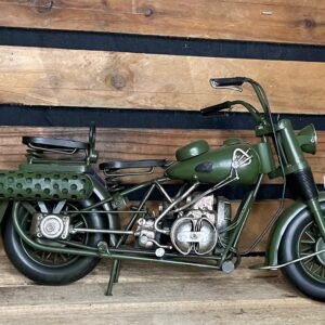 Moto harley biker vintage déco métal