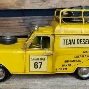 4L fourgonnette rallye raid déco métal vintage