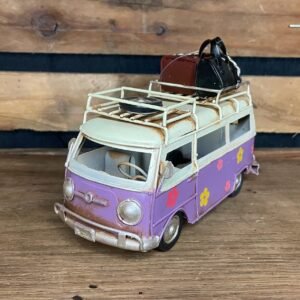 Combi bagages hippie déco métal vintage