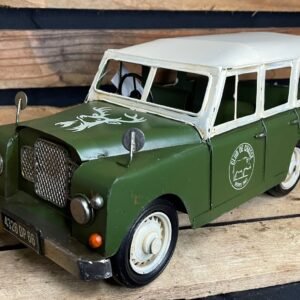 Land rover chasseur métal déco vintage