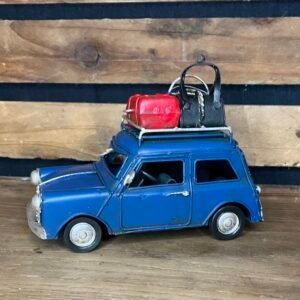 Mini galerie bagages métal déco vintage