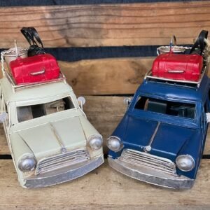 Mini galerie bagages métal déco vintage