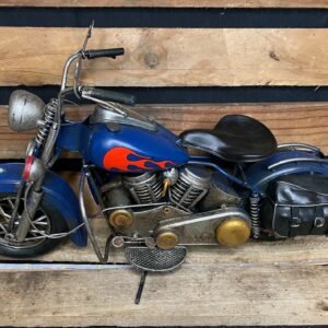 Moto indian biker déco métal vintage