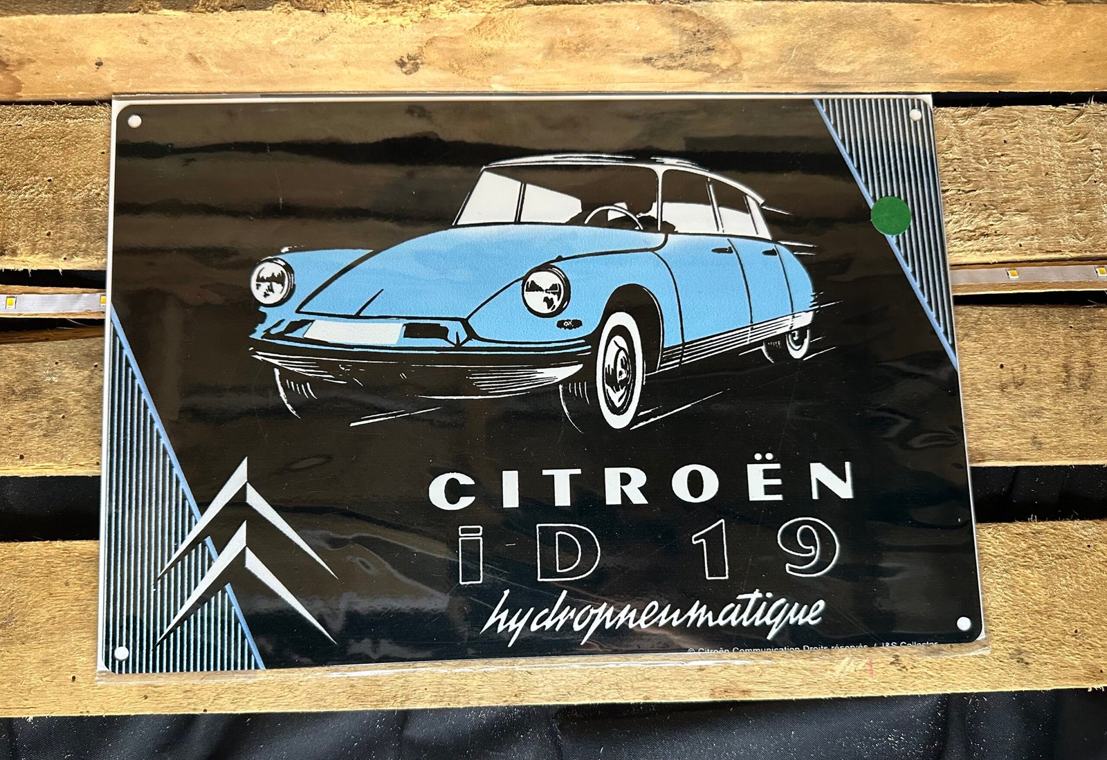 Plaque métal déco ID19