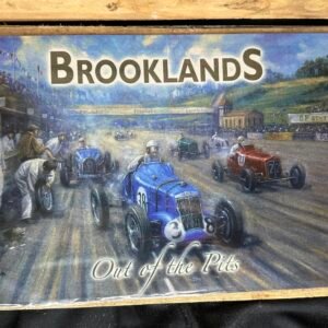Plaque métal déco course Brooklands
