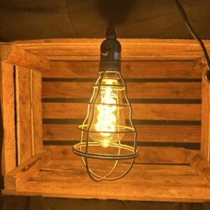 Suspension industrielle zinc vintage