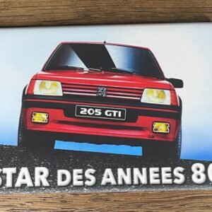 Magnet 205 GTI déco automobile vintage