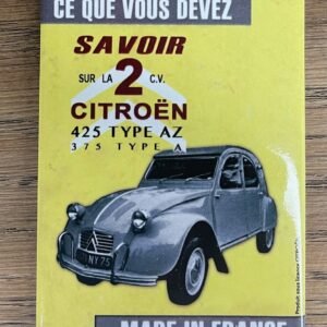 Magnet Citroën 2cv AZ déco automobile vintage