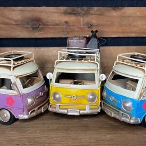 Combi bagages hippie déco métal vintage