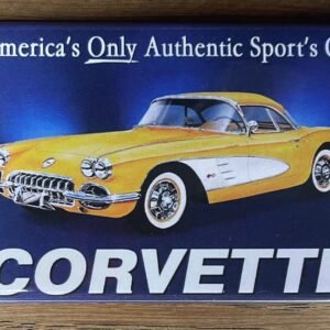 Magnet Corvette déco automobile vintage
