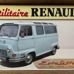 Magnet Renault Estafette déco automobile vintage