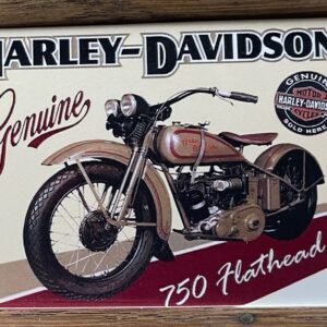 Magnet Harley 750 Hothead déco automobile vintage