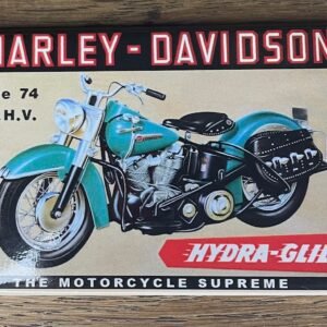 Magnet Harley Hydra Glide déco automobile vintage