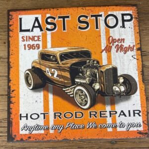 Magnet US Hot Road Repair déco automobile vintage