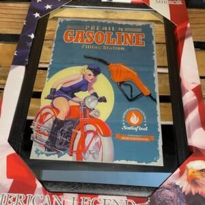 Miroir déco pub gazoline