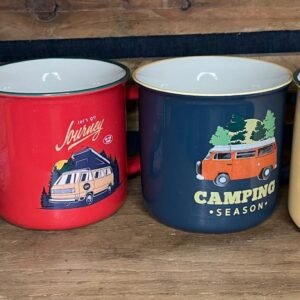 Mug Vintage céramique Camping
