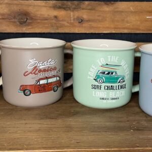 Mug Vintage céramique Surf