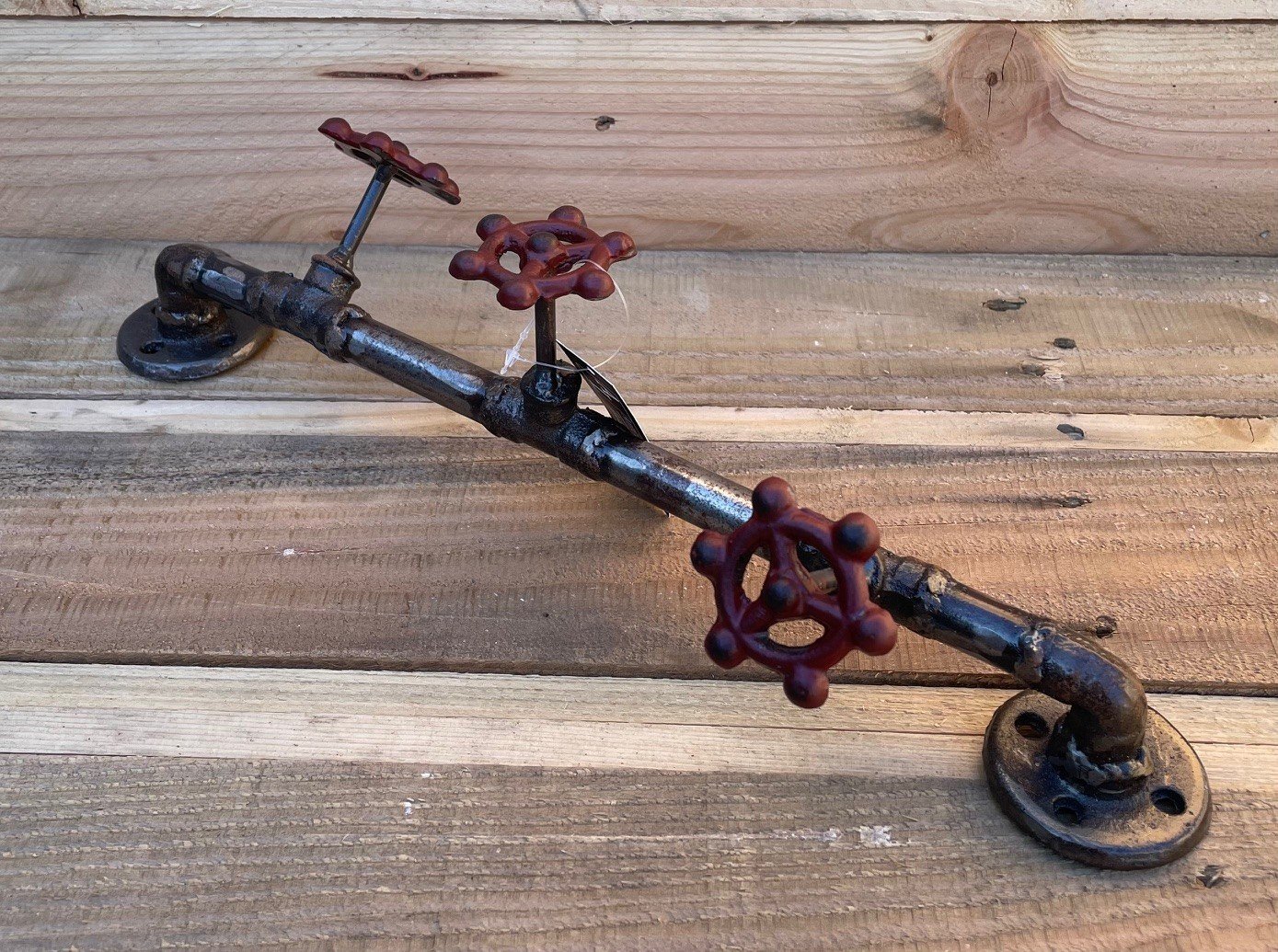 Patère industrielle 3 vannes métal – Image 2