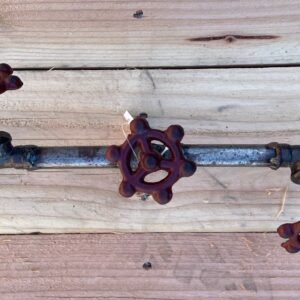 Patère industrielle 3 vannes métal