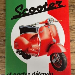 Magnet Vespa Dolce Vita déco automobile vintage
