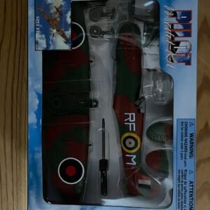 Maquette avion Spitfire sur socle 1/48