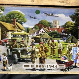 Plaque métal déco PM D-day Libération 44