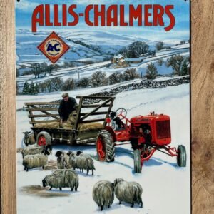 Plaque métal déco GM Tracteur Allis-Chalmers