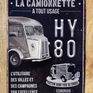 Plaque métal déco MM Citroen Camionnette HY