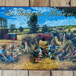 Plaque métal déco GM Temps des moissons
