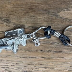 Porte-clés Jeep D-Day couleur argent avec cordon