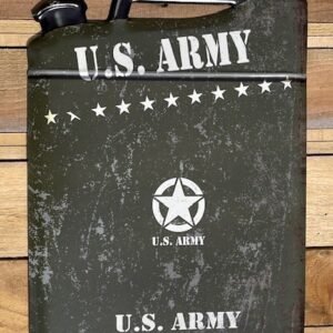 Plaque métal déco GM Jerrycan US Army